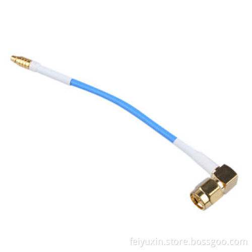 R/A SMA Male to MMCX Male, RG405 Semi-flexible CableNew